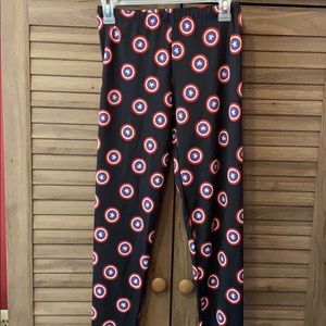 Marvel Captain America Graphic Leggings